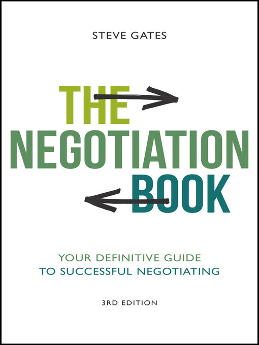 Title details for The Negotiation Book by Steve Gates - Available